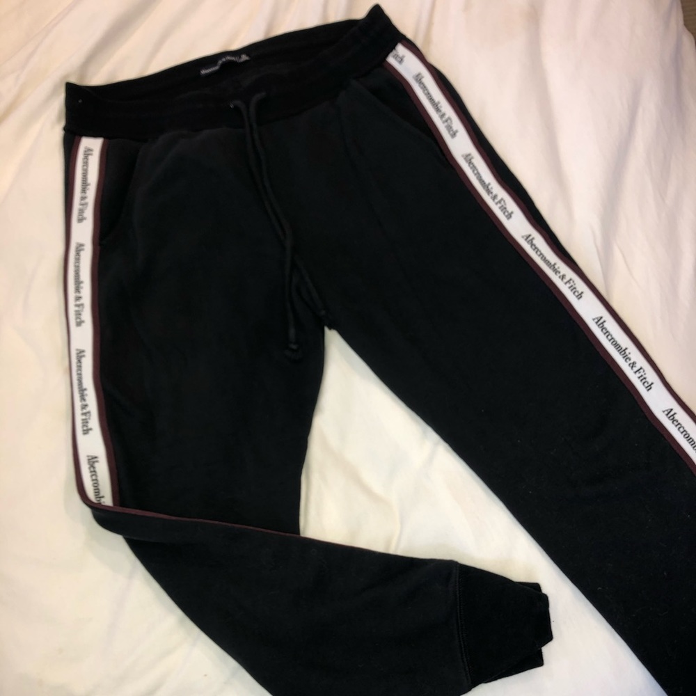 Abercrombie and Fitch black sweatpants